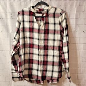 Plaid Button-down